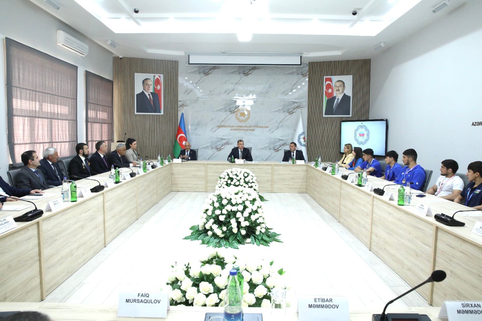 Azerbaijan Trade Unions Confederation holds meeting with AHIITA athletes and coaches-teachers