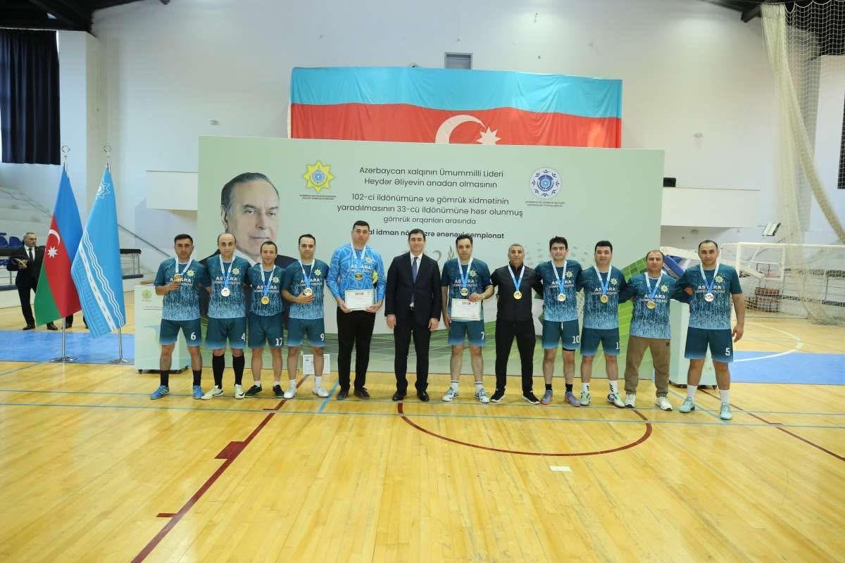 The futsal championship among customs officials has ended