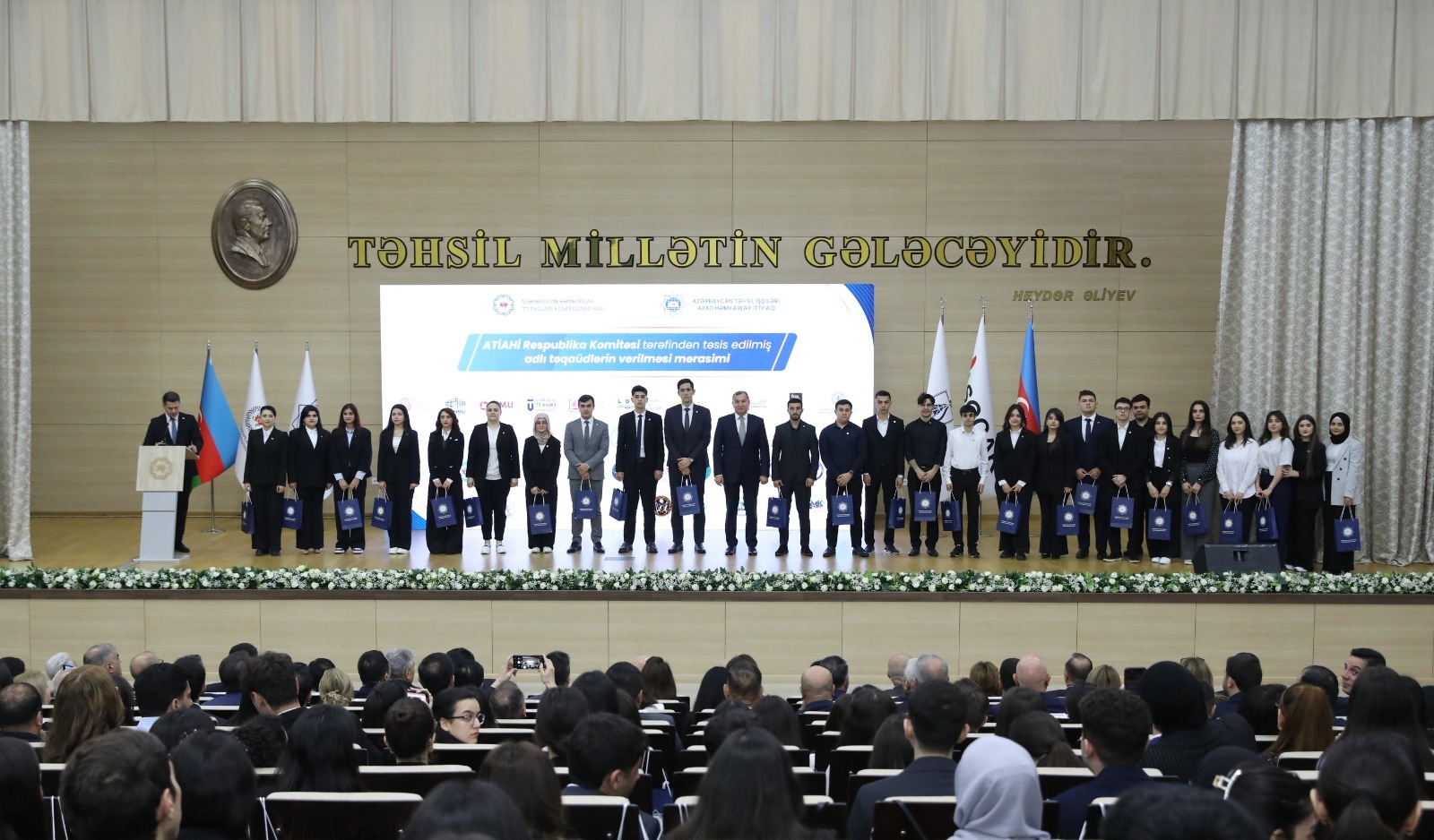 At the event dedicated to the 102nd anniversary of the birth of the great leader Heydar Aliyev, 308 students were awarded a "Personal Scholarship"