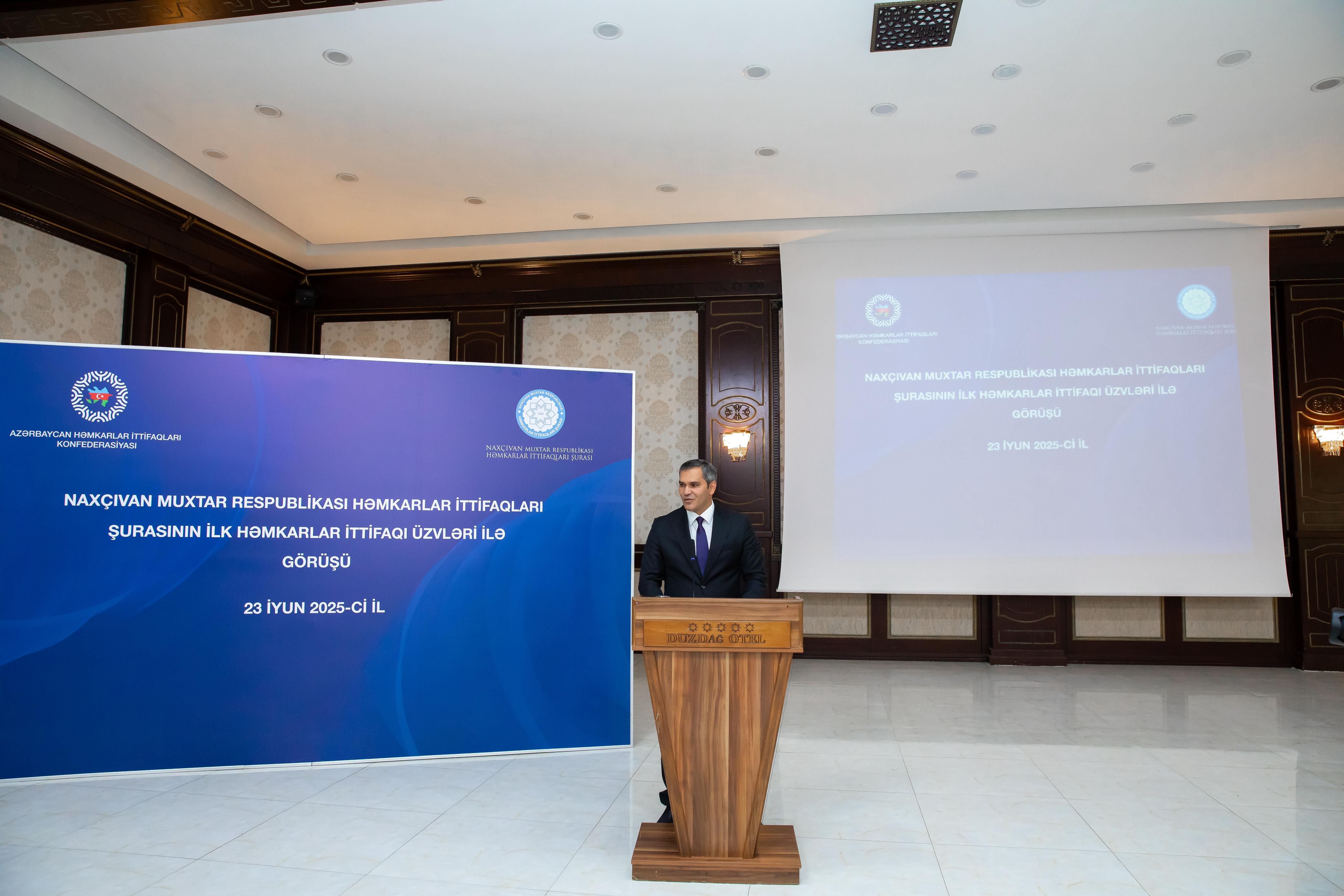 Meeting with trade union members held in Nakhchivan