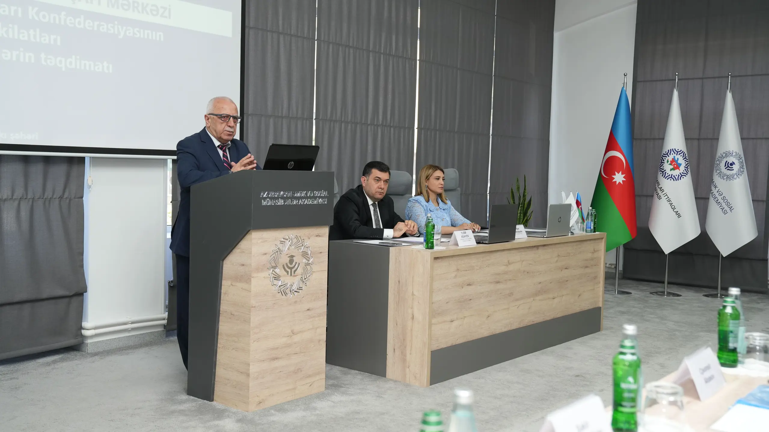 Konfederasiyanın Əmək və Sosial Münasibətlər Akademiyasında korporativ təlimlərin təqdimatı keçirilib